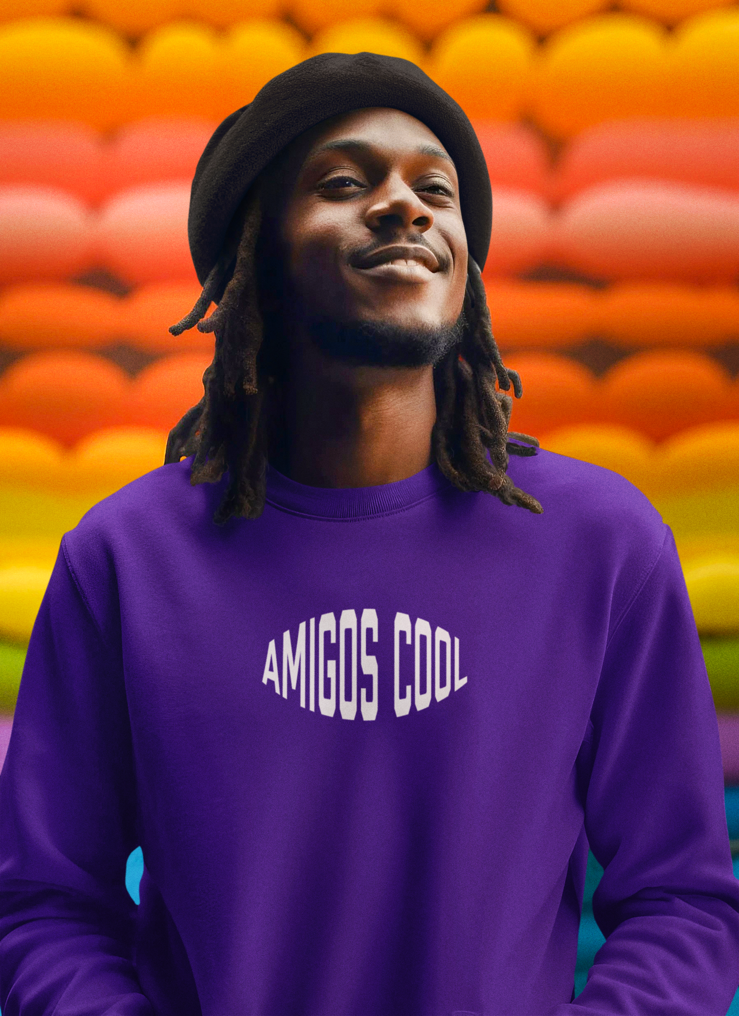 SUDADERA MORADA