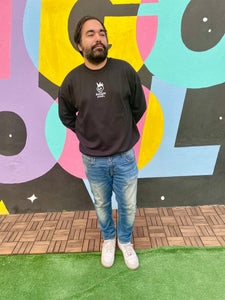 COOL PUNK BLACK SUDADERA